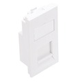 Leviton WALLPLATES INS 50X25 1 PORT WH LI150-1W1